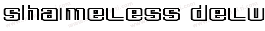Shameless Deluxe字体转换